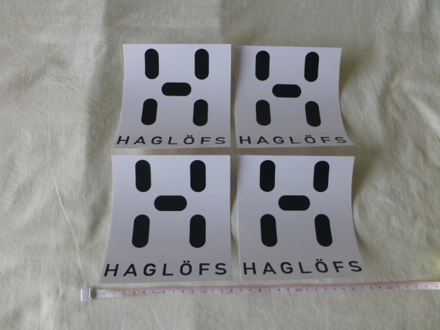  Haglofs HAGLOFS стикер HAGLOFS Haglofs белый земля белый 4 шт. комплект большой размер стикер белый x черный HAGLOFS haglofs