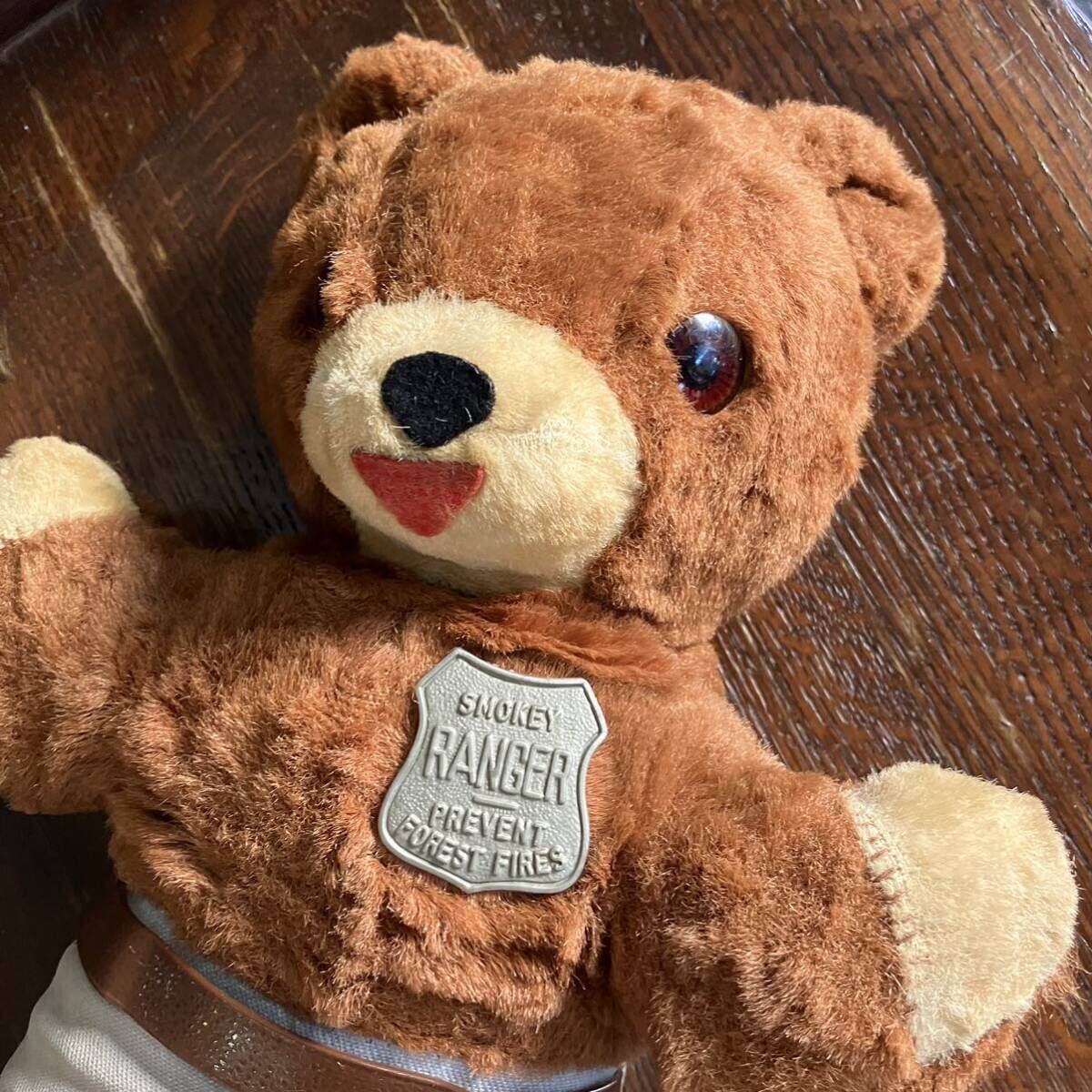 vintage】 スモーキーベア クマ ぬいぐるみ us 古着 店舗什器 vintage】 スモーキーベア クマ ぬいぐるみ us 古着 店舗什器