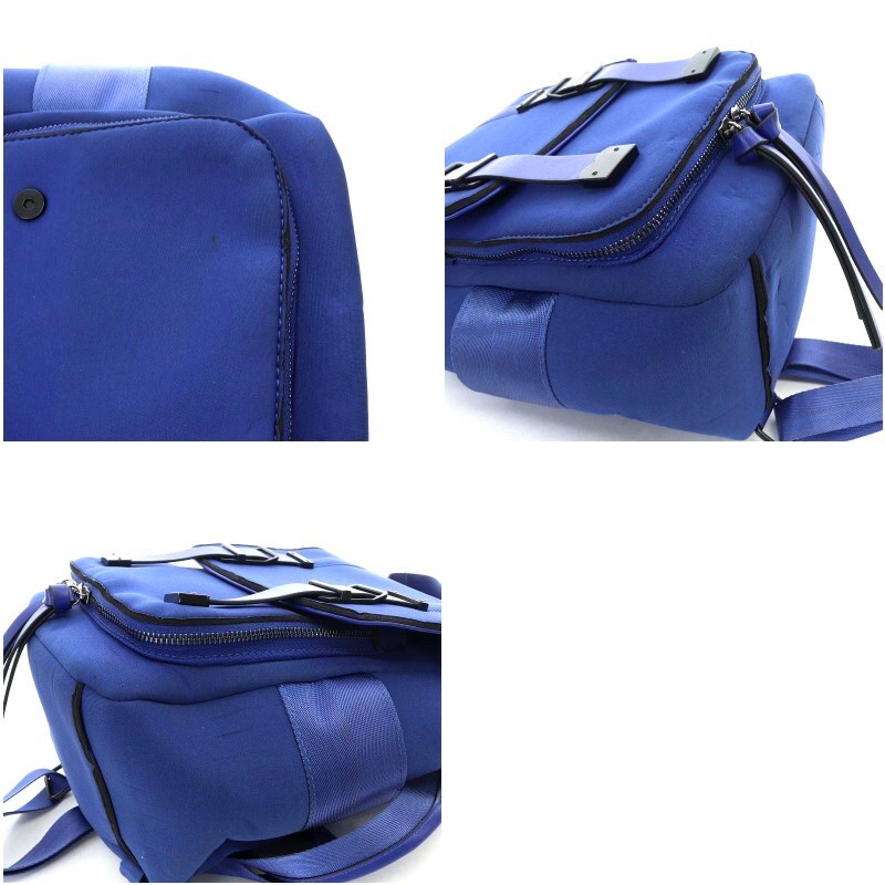  Zara u- man ZARA WOMAN bag rucksack Day Pack nylon blue blue /YO4 lady's 