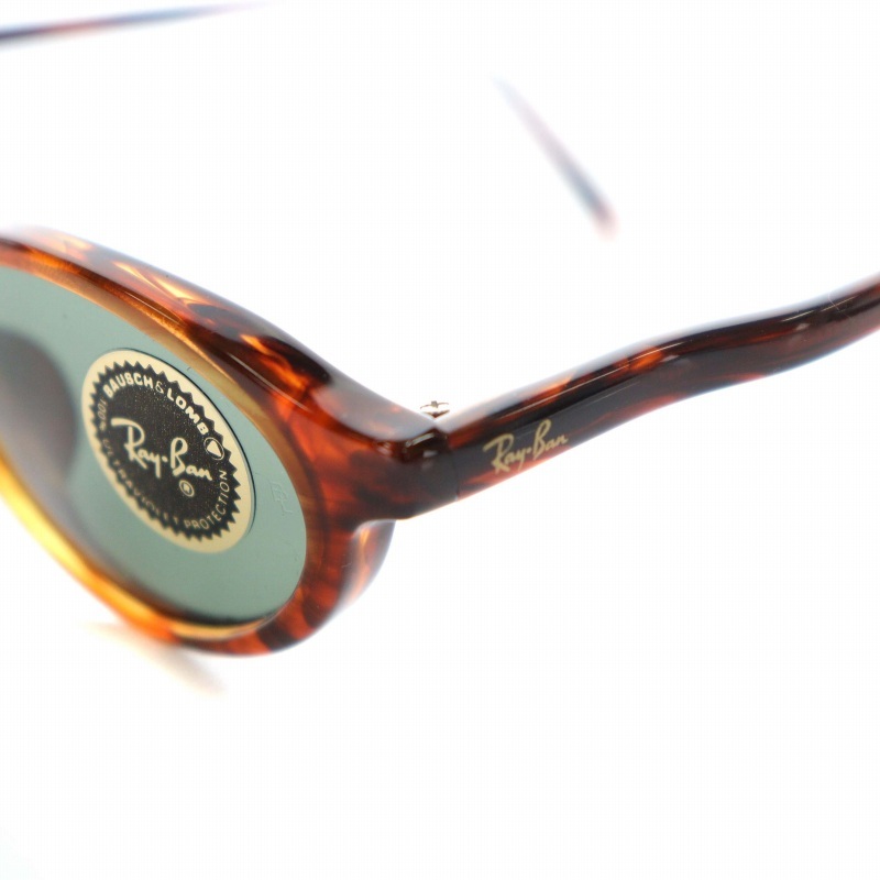  unused goods RayBan RAY BAN glasses sunglasses plastic frame color lens tortoise shell pattern tea color Brown W3040