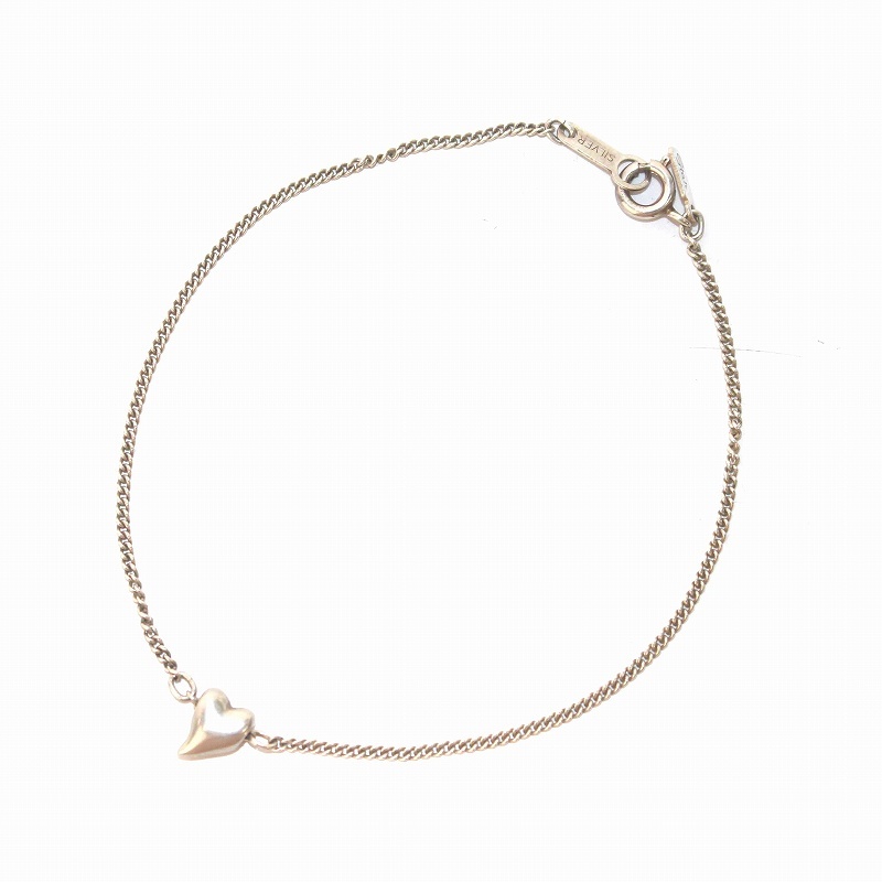 スタージュエリー STAR JEWELRY ブレスレット 925 チェーン ハート シルバー /YI26 ■GY14 レディース
