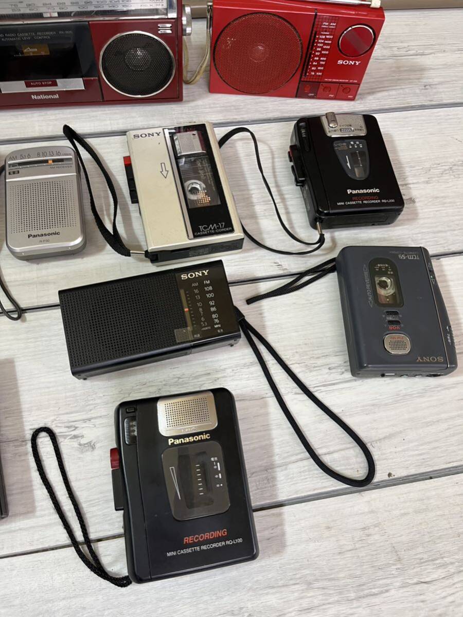 ラジカセ 昭和レトロ SONYPanasonic National ラジオ カセット
