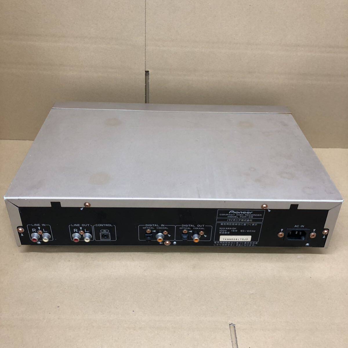 パイオニア PDR-D5 CDレコーダー 通電のみ ディスクトレイ開閉 パイオニア PDR-D5 CDレコーダー 通電のみ ディスクトレイ開閉