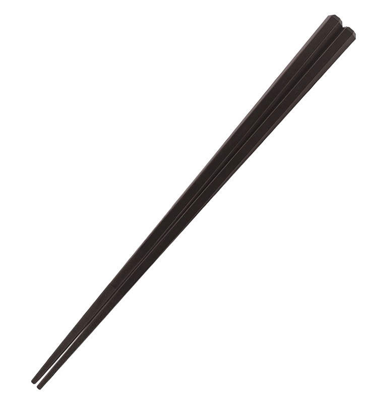 ☆頭面取り六角先四角箸黒約225mm300膳洗浄機対応耐熱 ☆頭面取り六角先四角箸黒約225mm300膳洗浄機対応耐熱