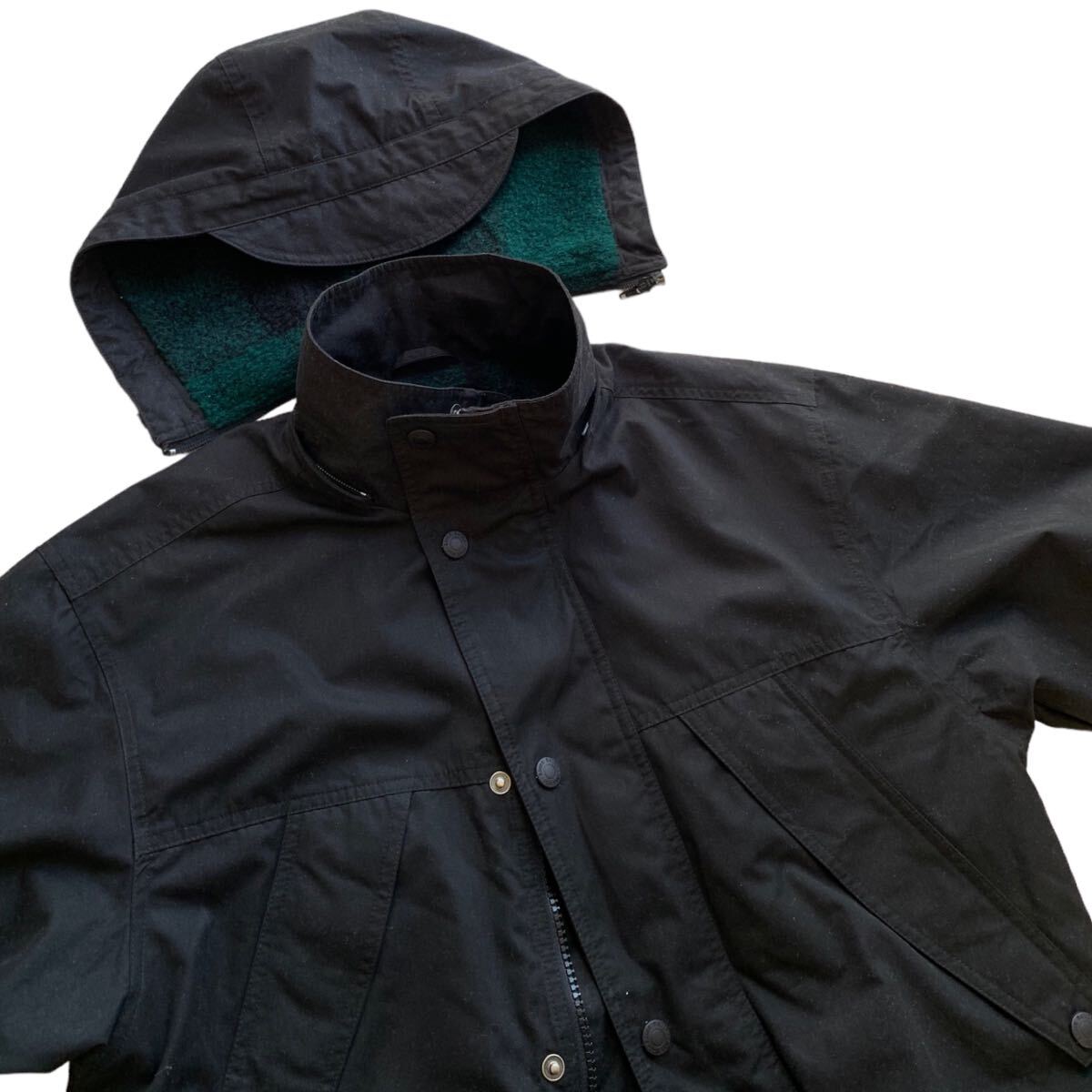 00's Eddie Bauer マウンテンパーカー ブラック 黒 ボアライナー ビンテージ オールド エディーバウアー アウトドア ジャケット