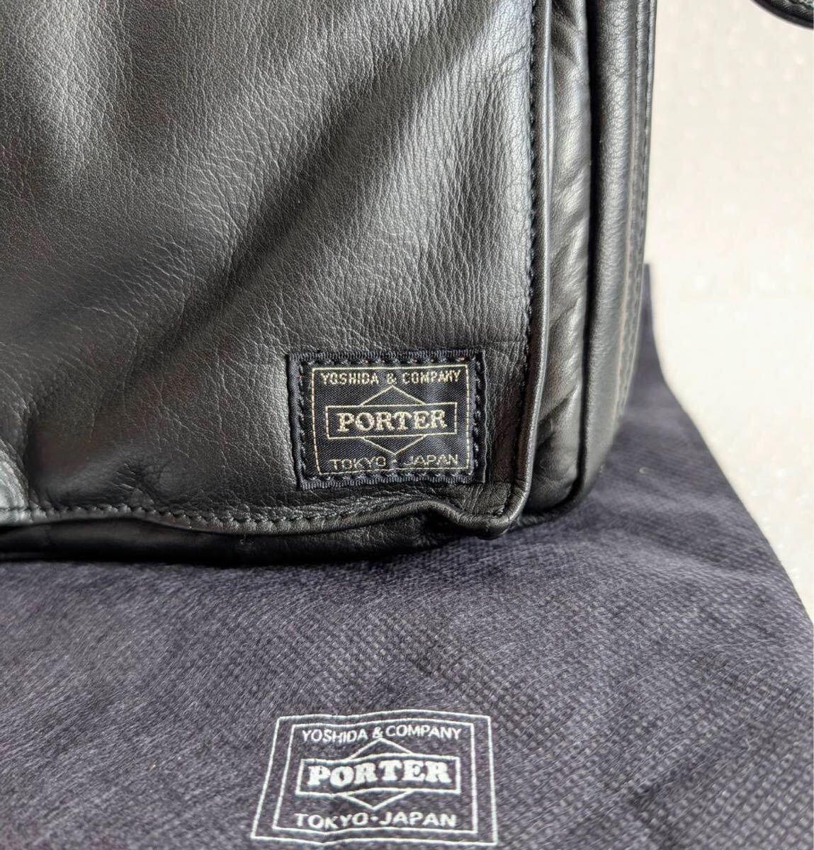レザー PORTER TANKER ショルダーバッグ バッグ タンカー レザー PORTER TANKER ショルダーバッグ バッグ タンカー
