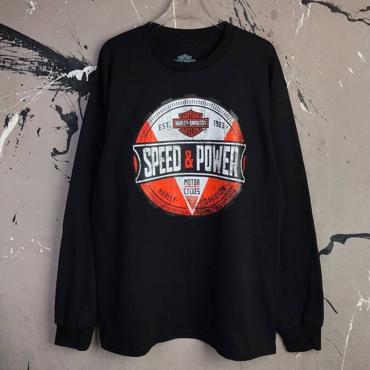 Tシャツ ロンT ハーレーダビッドソン 長袖 トップス バイク Tシャツ ロンT ハーレーダビッドソン 長袖 トップス バイク