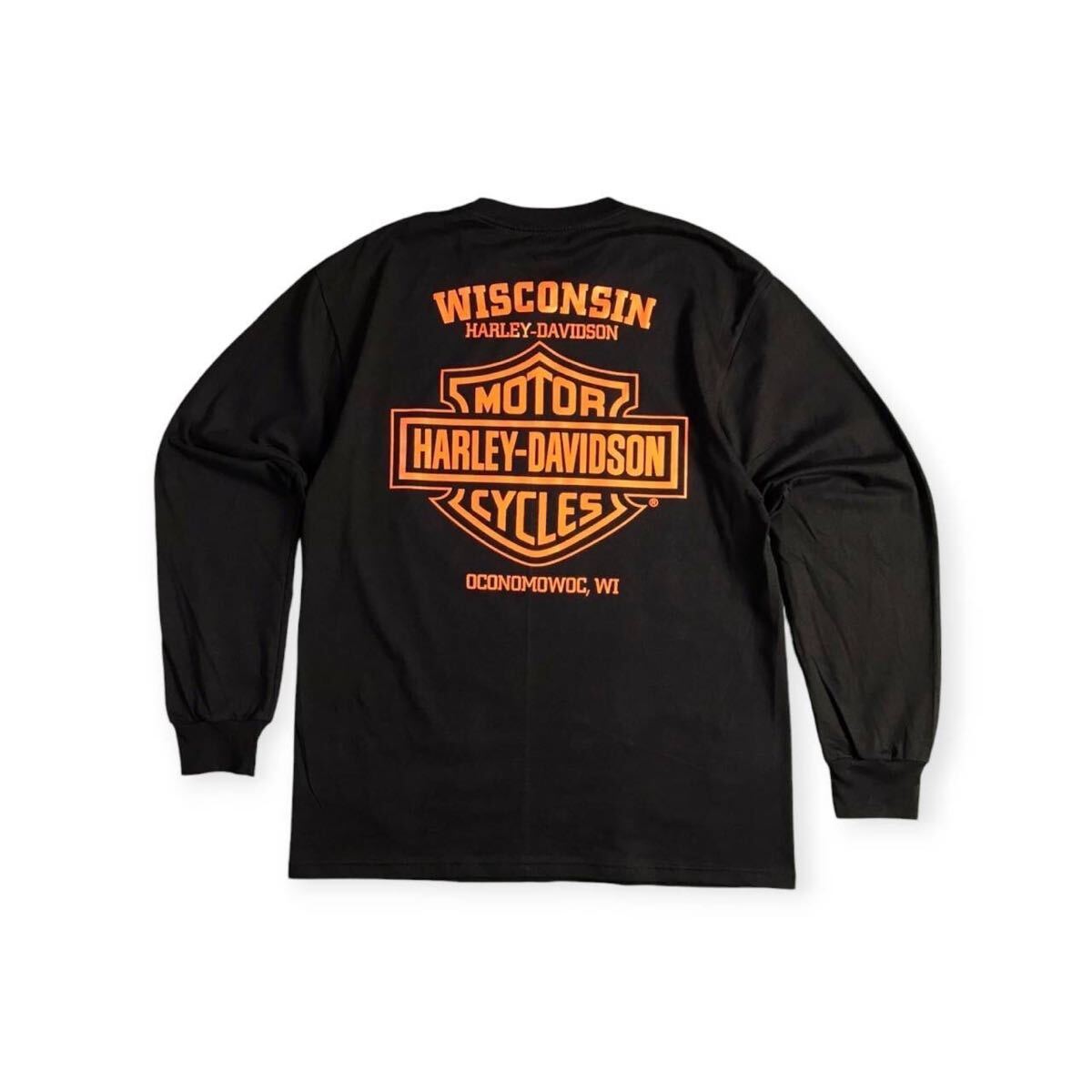 Tシャツ ロンT ハーレーダビッドソン 長袖 トップス バイク Tシャツ ロンT ハーレーダビッドソン 長袖 トップス バイク