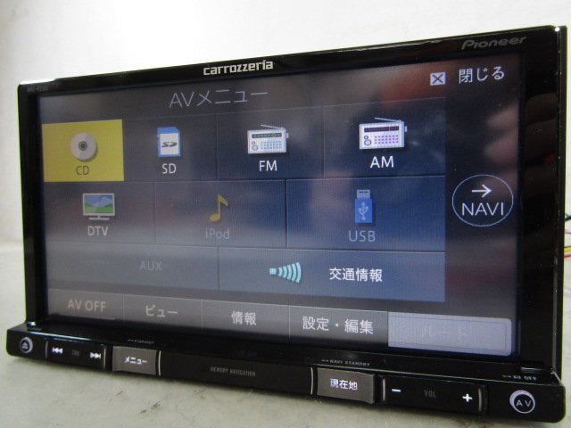*[G80:B8] Carozzeria Memory Navi AVIC-RZ302 1 SEG CD DVD карта данные 2018 год * немного с дефектом 