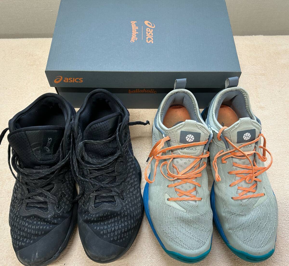 asics ballaholic glide nova ff2 アシックス ボーラホリック グライドノヴァ 26.5cm 美中古　asics unpre ars アンプレアルス　26cm 中古