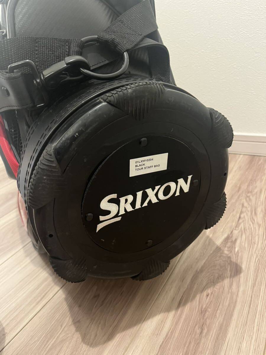 SRIXON スリクソン キャディバッグ 松山英樹選手 刺繍サイン入り SRIXON スリクソン キャディバッグ 松山英樹選手 刺繍サイン入り