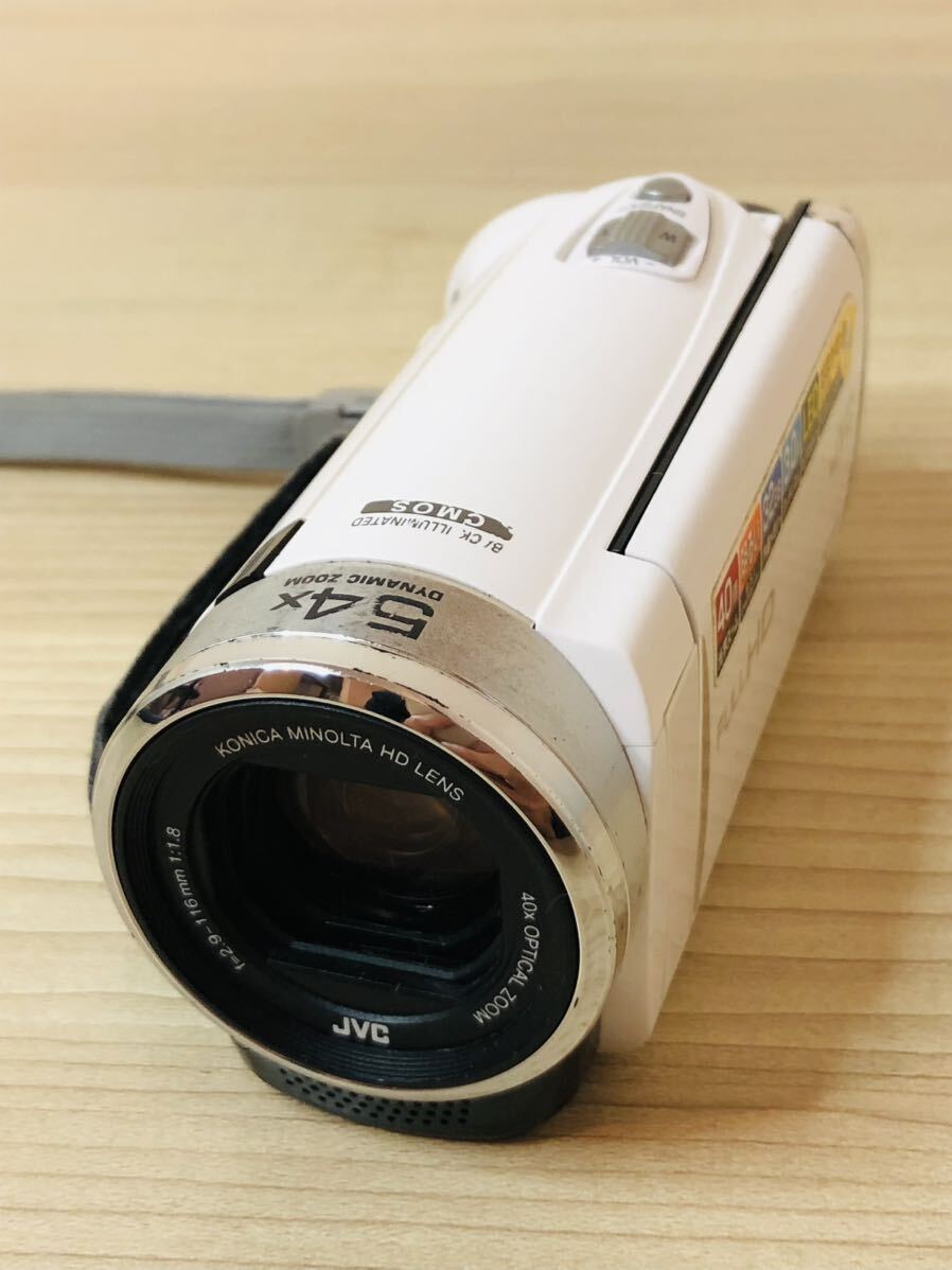 tokyo hot e780 JVC Everio デジタルビデオカメラ GZ-E265-W ホワイト 2012年製  通電確認済み(ビクター)｜売買されたオークション情報、yahooの商品情報をアーカイブ公開 - オークファン デジタルビデオカメラ