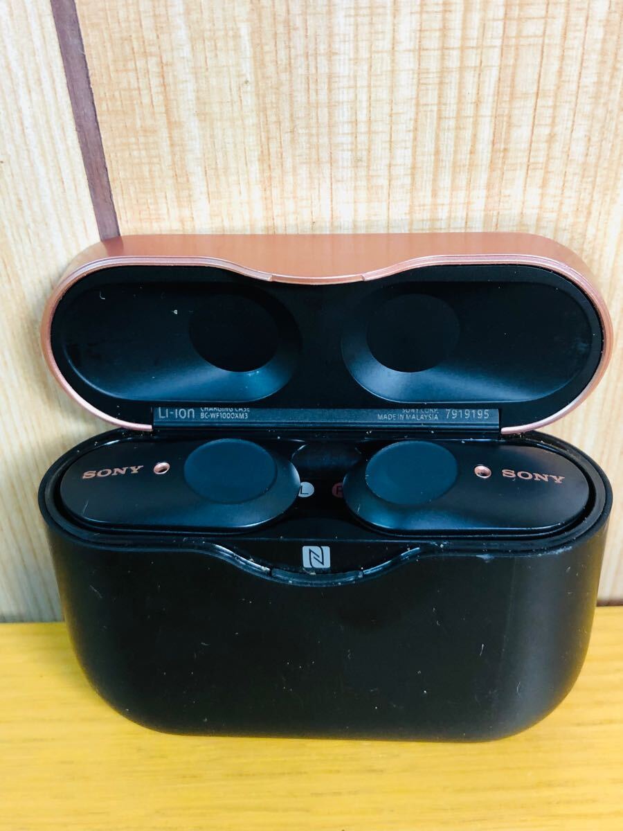 ☆ Sony ソニー ワイヤレスイヤホン wf-1000xm3 Bluetooth ブラック 通電確認済み