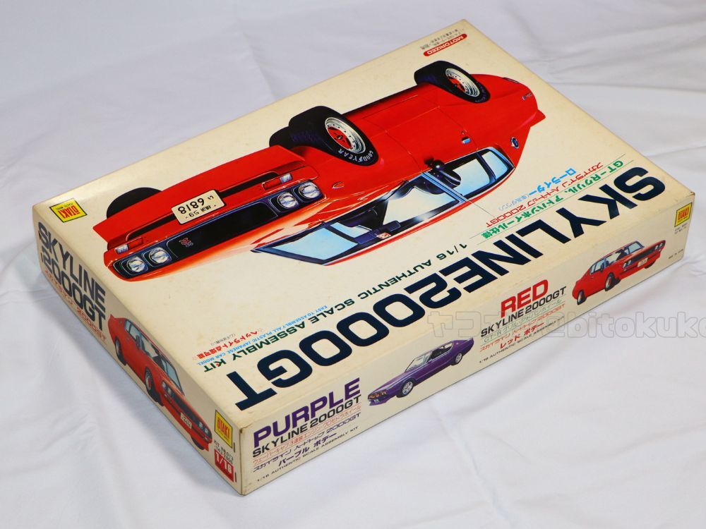 Yahoo!オークション - 【オオタキ】1/16 スカイライン2000GT 赤 Yahoo!オークション - 【オオタキ】1/16 スカイライン2000GT 赤