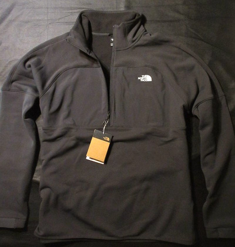 本物正規◆ノースフェイス◆厚手 高機能ハーフジップ スウェット/ストレッチ 裏フリース■XXL■CANYONLANDS HIGH ALT■ASPHALT GREY■新品