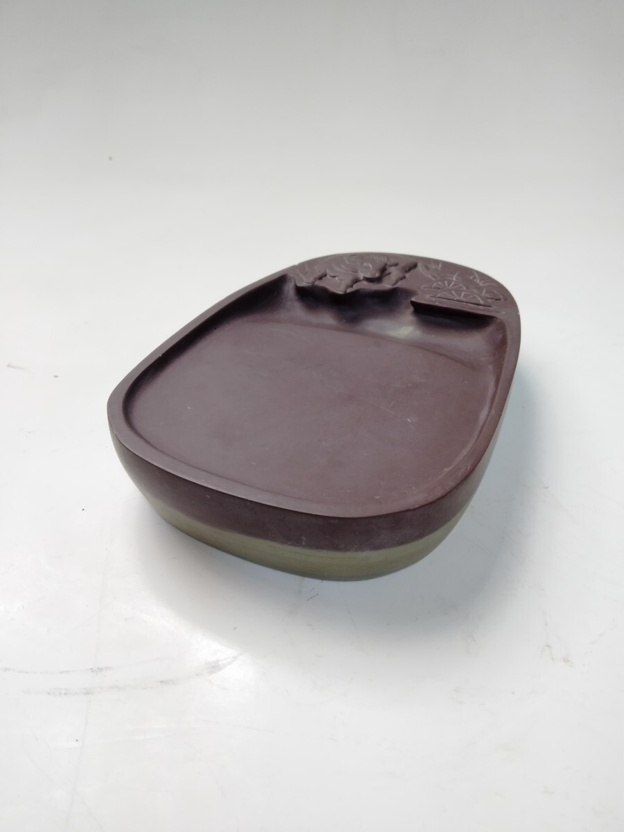 ⑦硯　古硯　端渓硯横10㎝縦15.5㎝厚み3㎝ 端渓硯