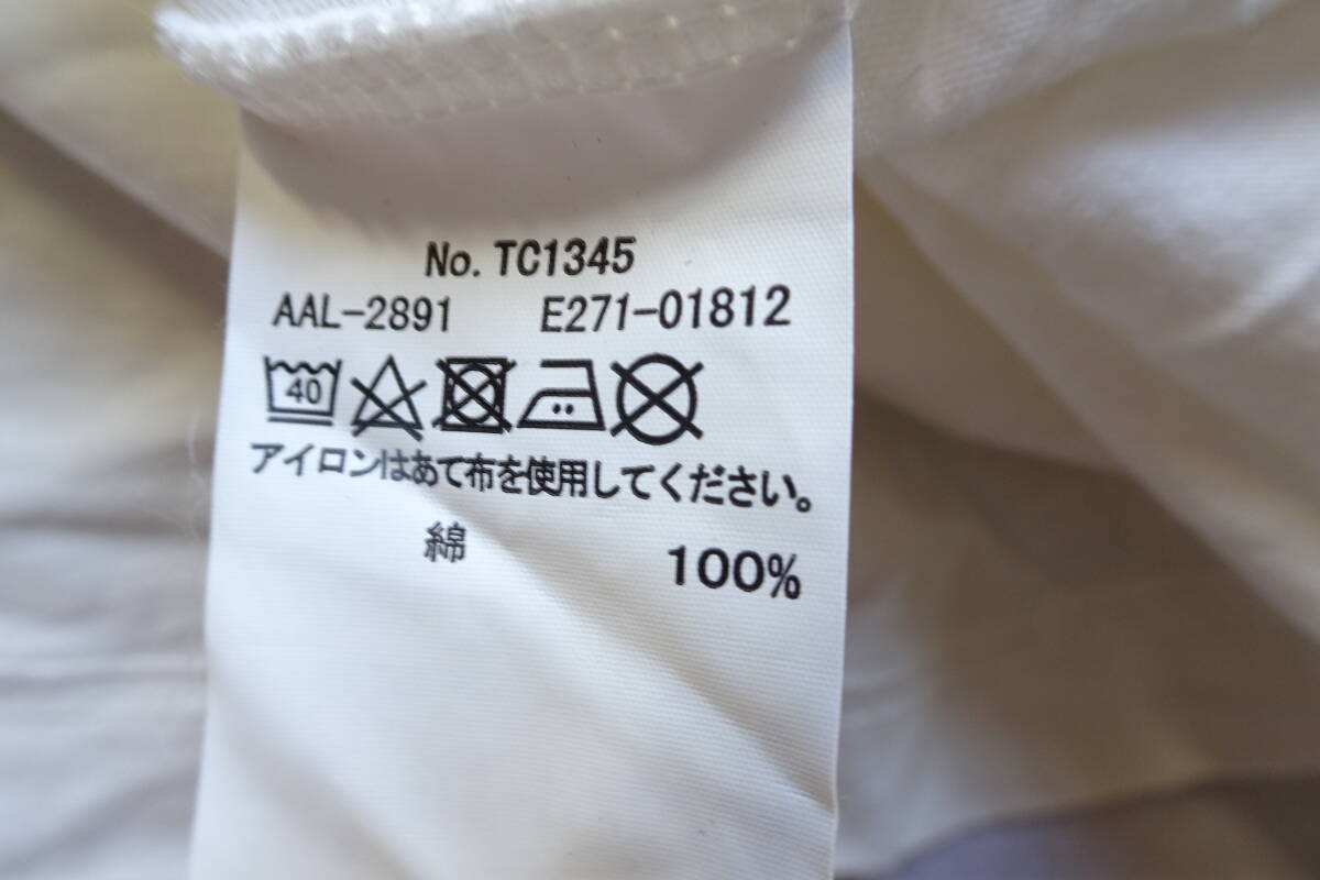 ALPHA INDUSTRIES,Inc/アルファ/半袖Tシャツ/フロントプリント/カモフラ柄プリント/ミリタリー/オフホワイト/白/Lサイズ(9/20R)