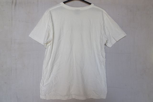 ALPHA INDUSTRIES,Inc/アルファ/半袖Tシャツ/フロントプリント/カモフラ柄プリント/ミリタリー/オフホワイト/白/Lサイズ(9/20R)