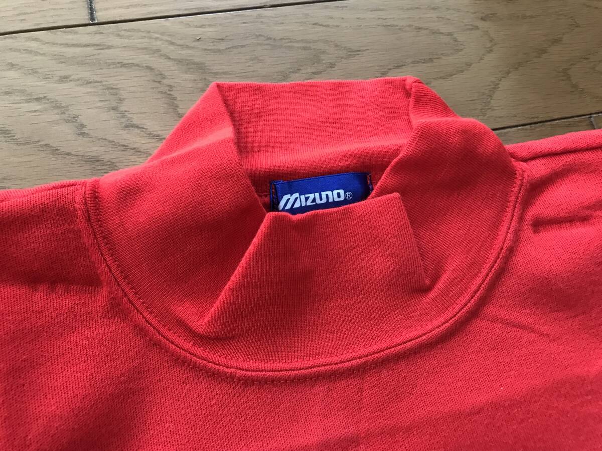 当時物　未使用　デッドストック　Mizuno　ミズノ　野球アンダーシャツ　長袖　ハイネック　品番：52CA-30062　サイズ：L　　HF4115_画像6
