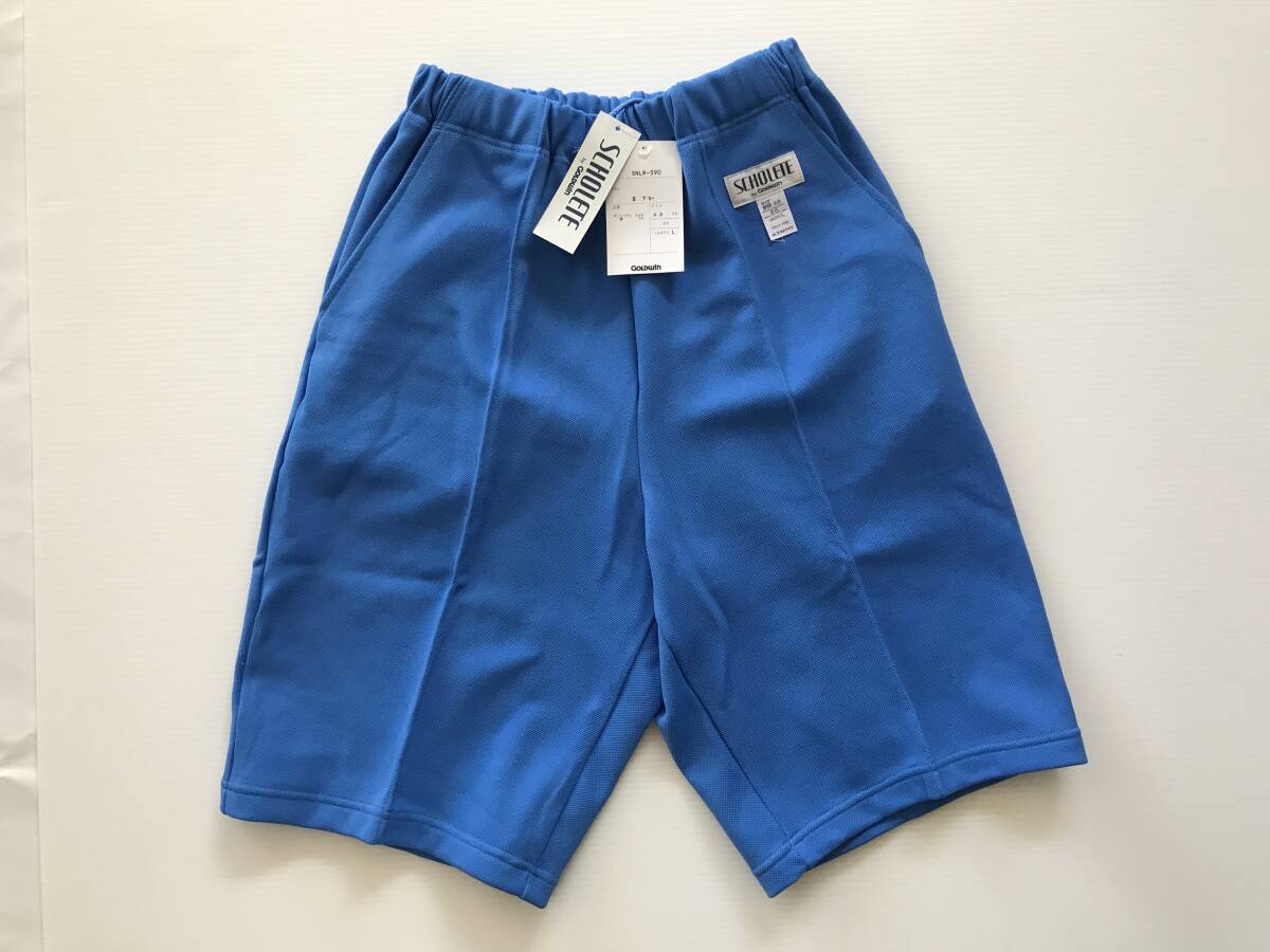 當(dāng)時物　未使用　デッドストック　ゴールドウィン　SCHOLETE　ハーフパンツ　體操服　品番：SNLR-590　サイズ：L(胴囲66)　　HF4151