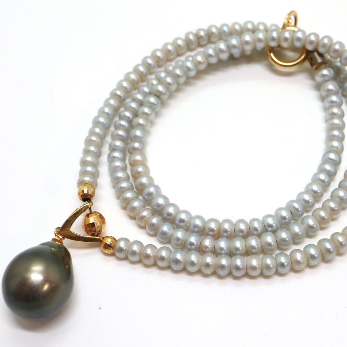 K18 本真珠/南洋黒蝶真珠ネックレス S 9.3g 約40cm pearl necklace jewelry  DE0/DE0(真珠)｜売買されたオークション情報、yahooの商品情報をアーカイブ公開 - オークファン ネックレス、ペンダント