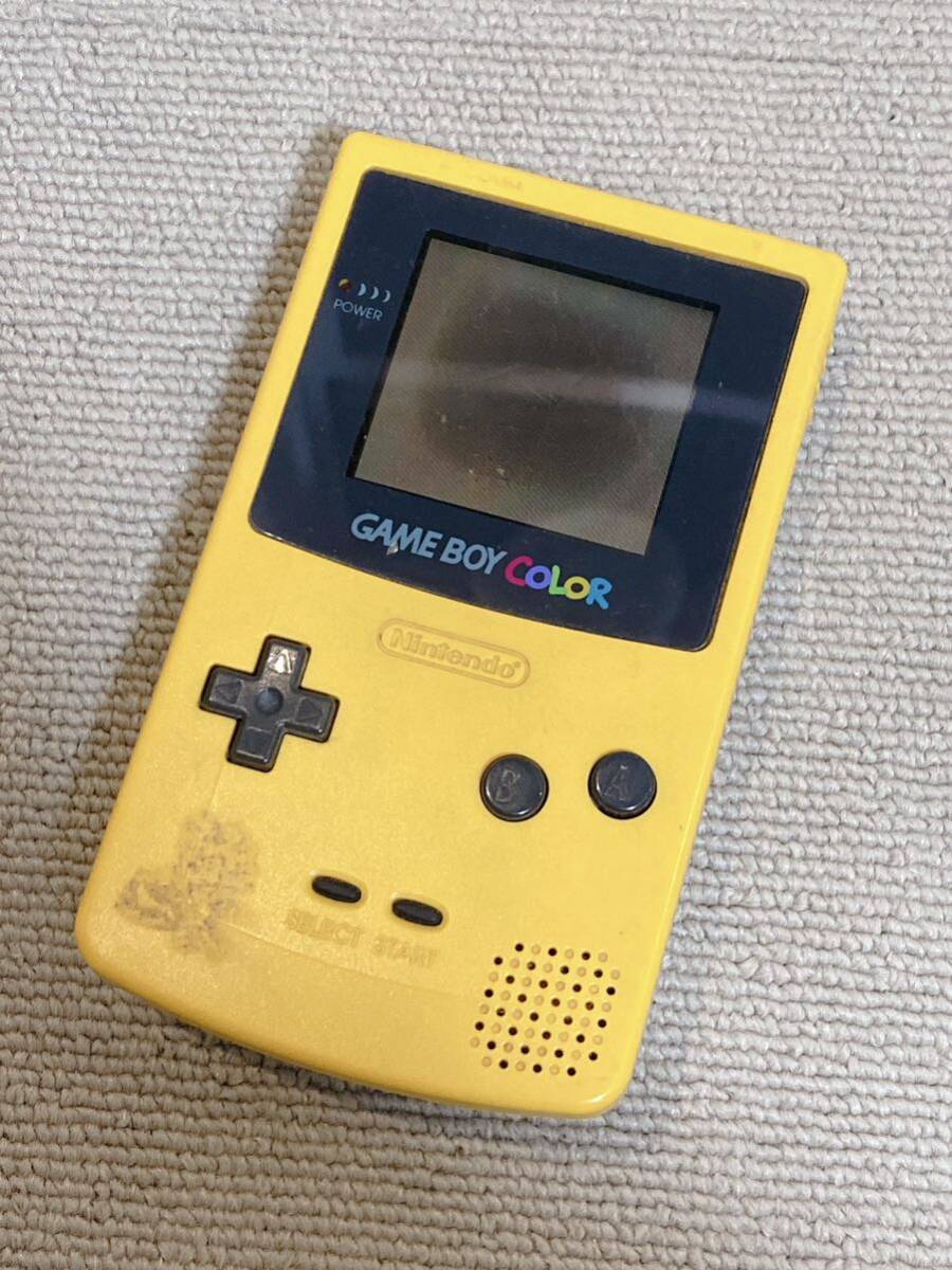 ② Nintendo GAMEBOY COLOR CGB-001 ゲームボーイカラー イエロー ニンテンドー 任天堂 