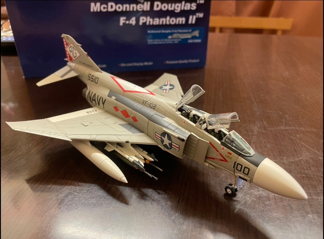 1/72 ホビーマスター F-4J ファントムⅡ VF-102 ダイヤモンドバックス ダイキャスト完成品 /検索用 センチュリーウイングス
