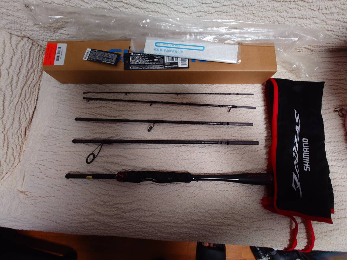 シマノ　ゾディアス S70M-5　使用時間短い　　ラバーグリップ　(パックロッド)　shimano zo