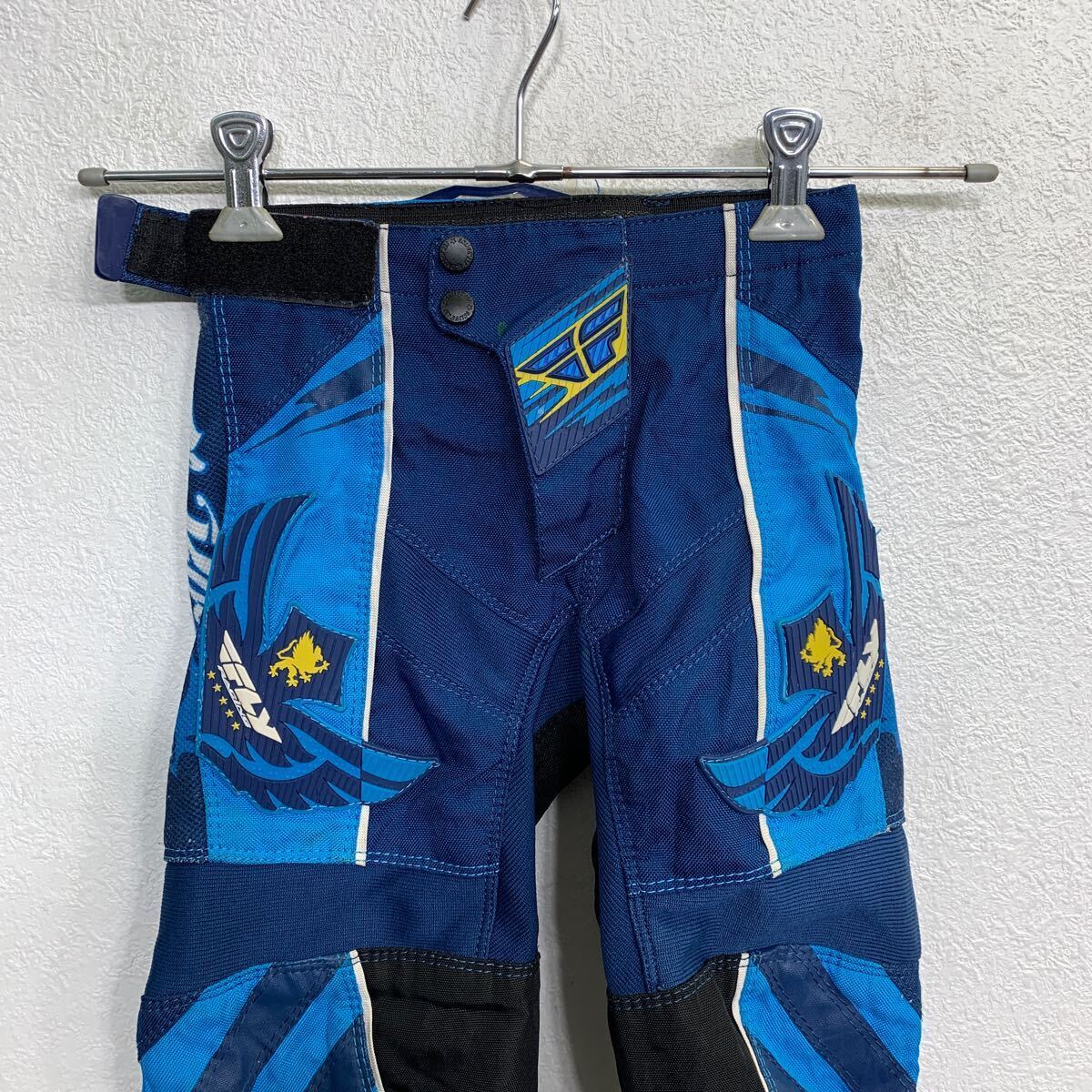 FLY モトクロスパンツ W20 フライ レーシングパンツ ジュニアサイズ ブルー ネイビー ポリエステル 古著卸 アメリカ仕入 2409-114