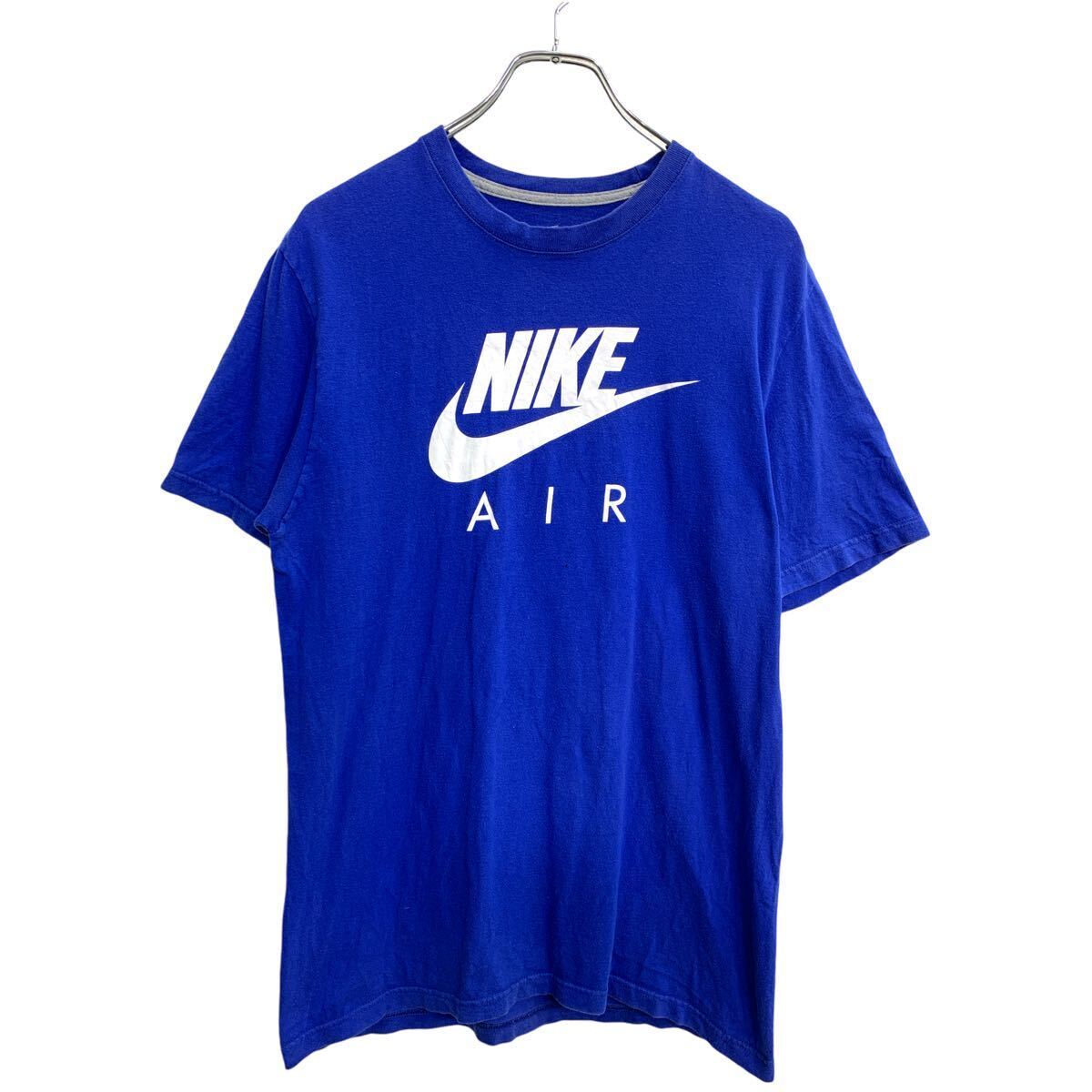 NIKE 半袖 プリント Tシャツ Mサイズ ナイキ レギュラーフィット ブルー コットン 古著卸 アメリカ仕入 t2409-3411