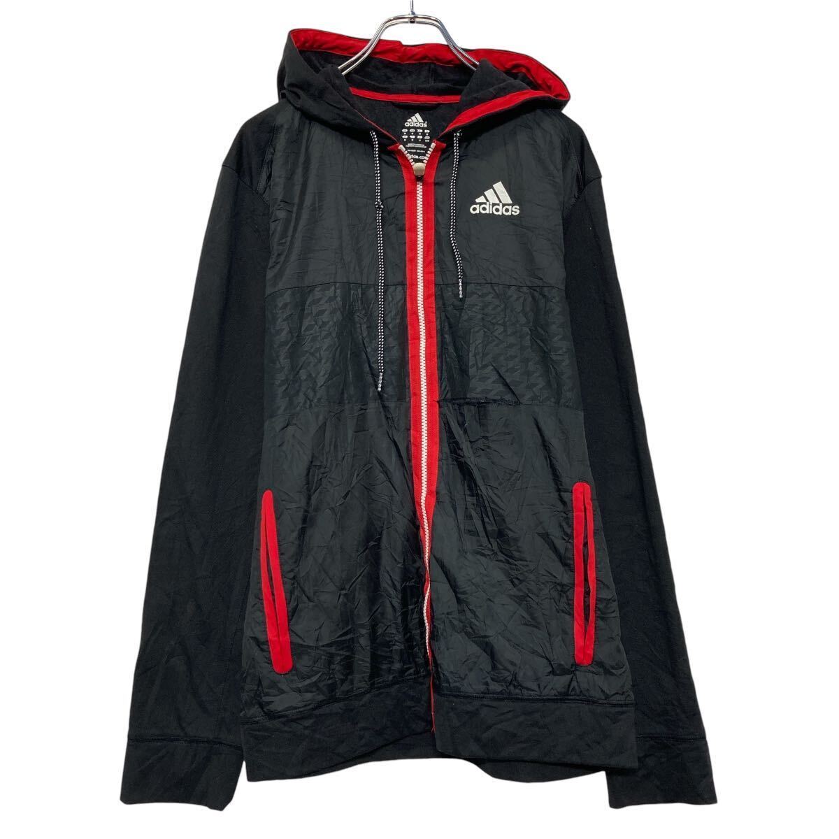 adidas ジャージ スポーツウェア ジャージ M ブラック フルジップ 古着卸 アメリカ仕入 a609-6146