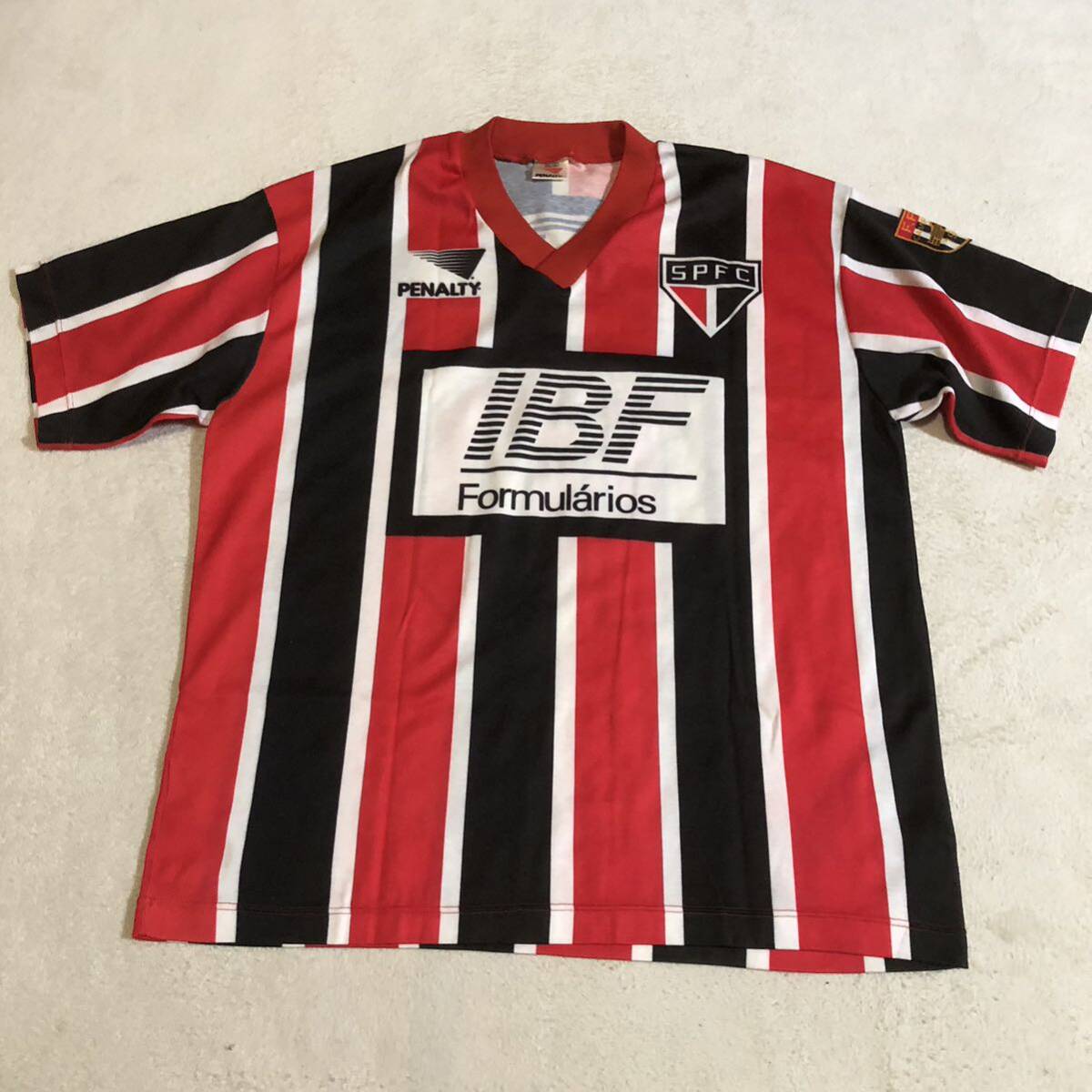 サンパウロFC ペナルティ　サッカー　ユニフォーム　ゲームシャツ　ブラジル代表 90s サンパウロFC ユニフォーム PENALTY ペナルティー ブラジル