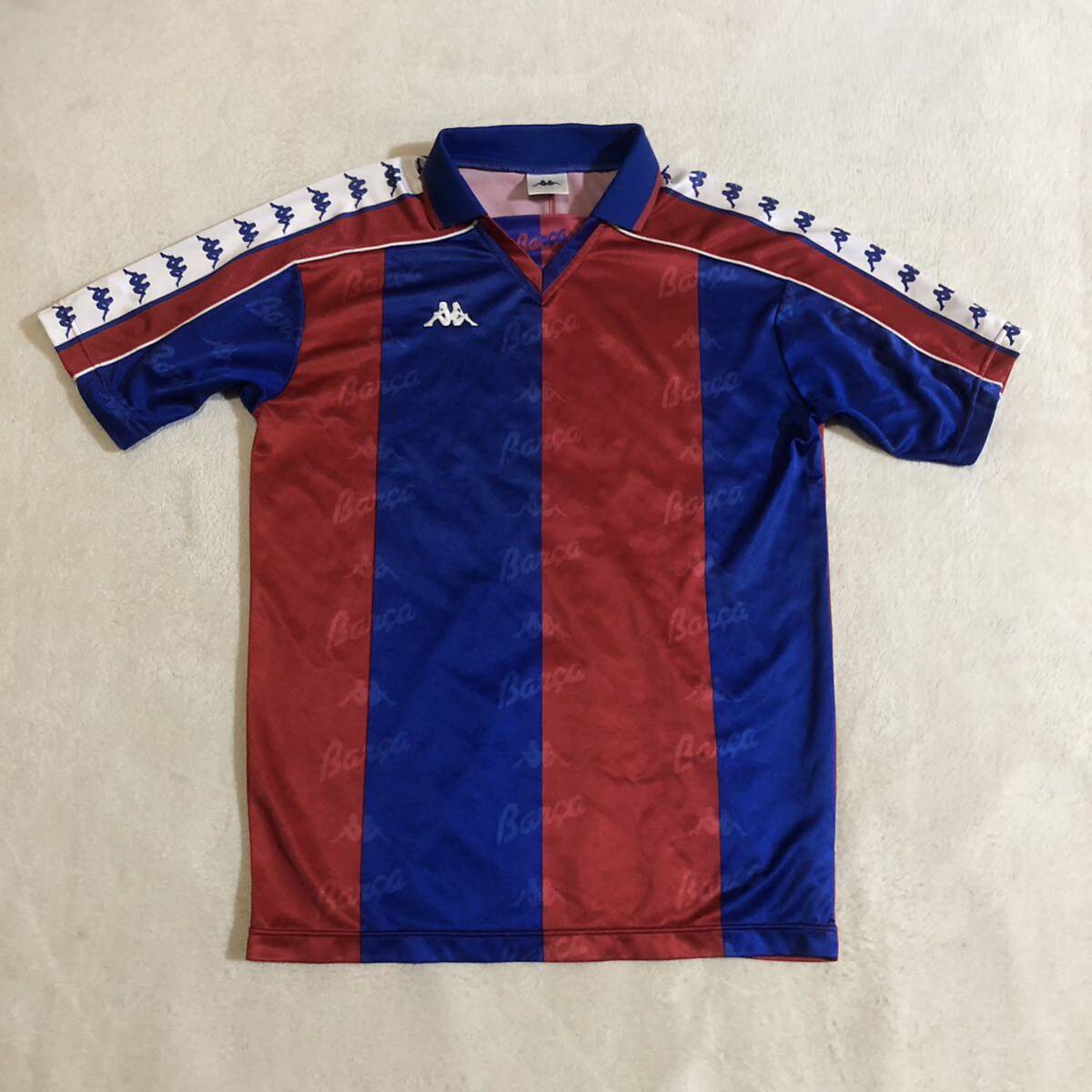 90s kappa カッパ FCバルセロナ ユニフォーム ゲームシャツ 90s kappa カッパ FCバルセロナ ユニフォーム ゲームシャツ
