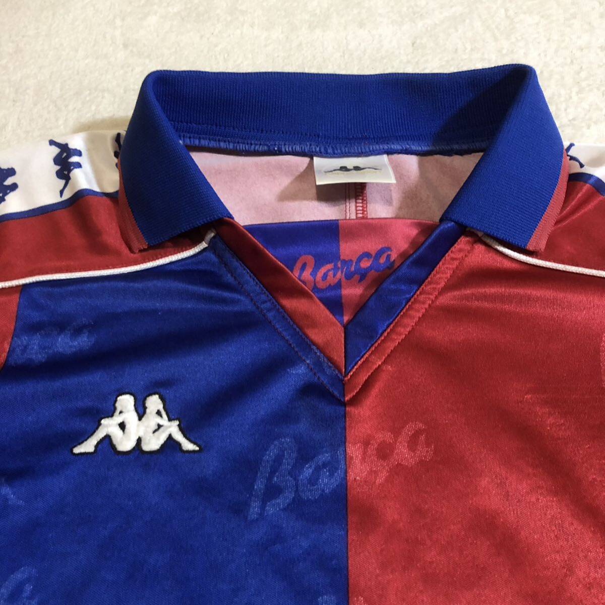 90s kappa カッパ FCバルセロナ ユニフォーム ゲームシャツ 90s kappa カッパ FCバルセロナ ユニフォーム ゲームシャツ