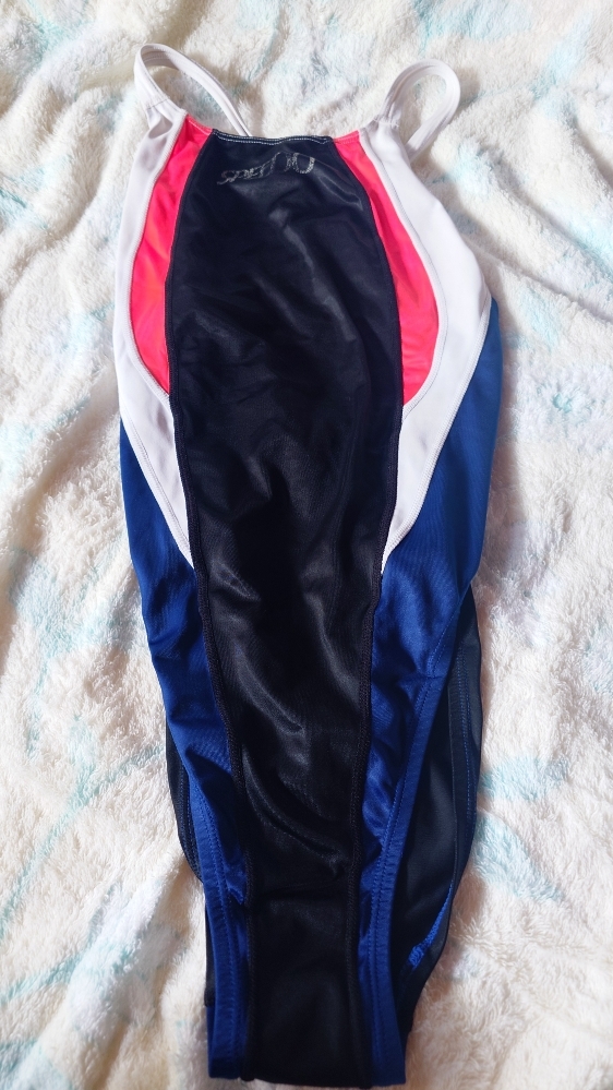 SPEED　競泳水着（ブラック）　サイズO　スイムゴーグル+スイムキャップ付き　