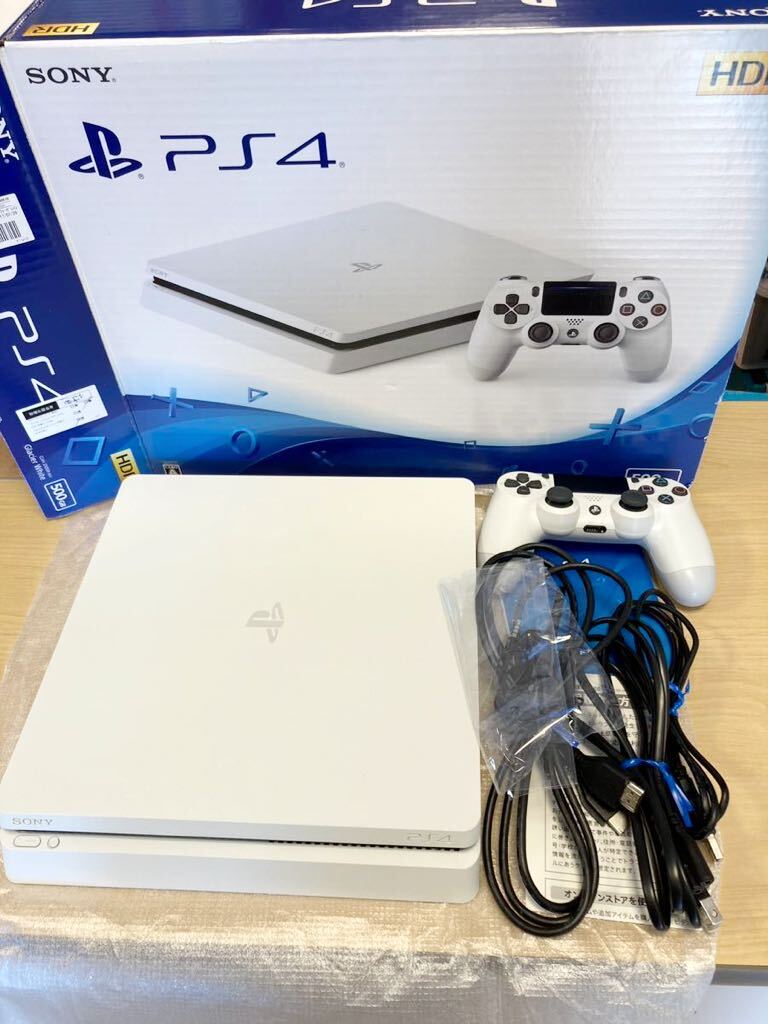 PlayStation 4 本体 美品 動作確認済 CUH-2100A 付属品 コントローラ 