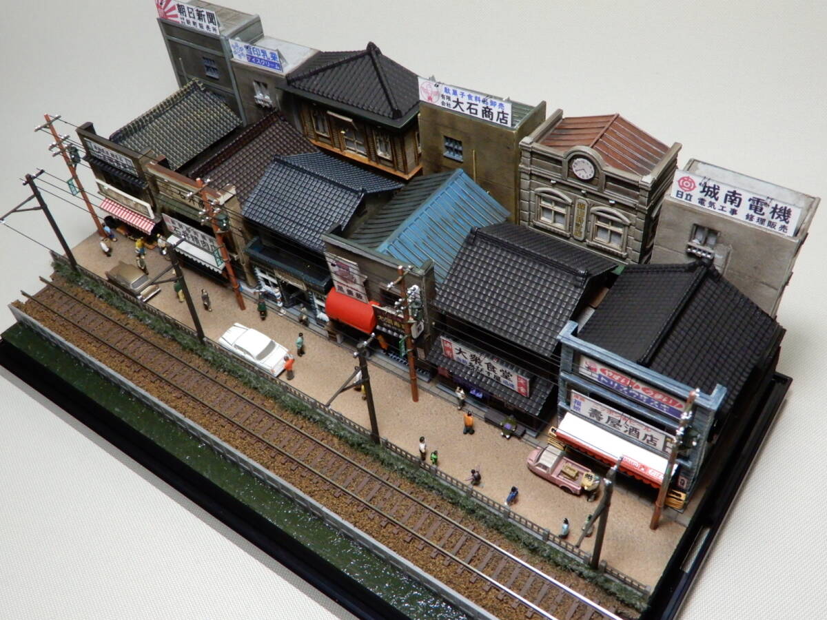 ジオラマ『昭和の街並み』大人の遊艶地　その壱　R35 Yahoo!オークション - 1/150 ジオラマ『昭和の街並み1960 / 映画