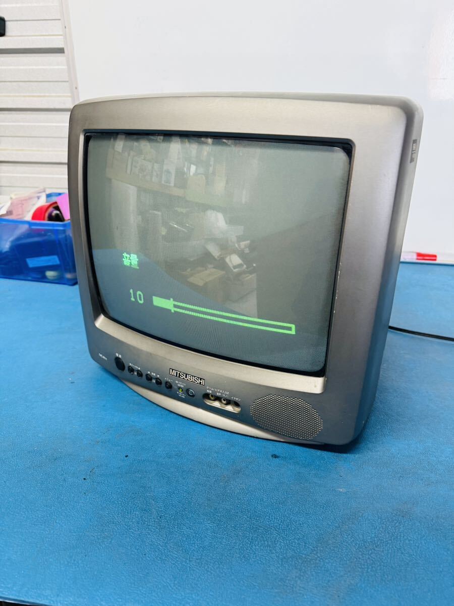 MITSUBISHI 三菱 ブラウン管 テレビ 14型 電化製品 動作品 MITSUBISHI 三菱 ブラウン管 テレビ 14型 電化製品 動作品