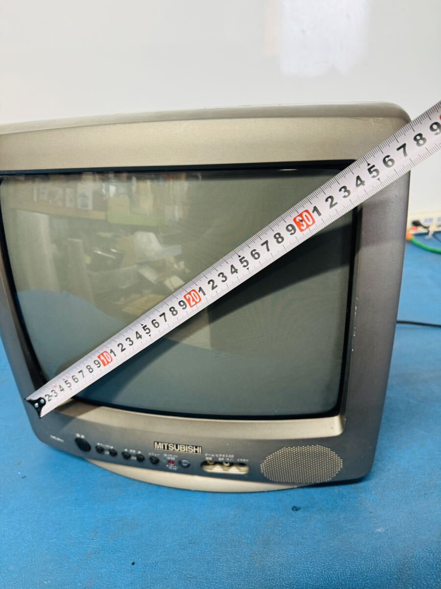 MITSUBISHI 三菱 ブラウン管 テレビ 14型 電化製品 動作品 MITSUBISHI 三菱 ブラウン管 テレビ 14型 電化製品 動作品