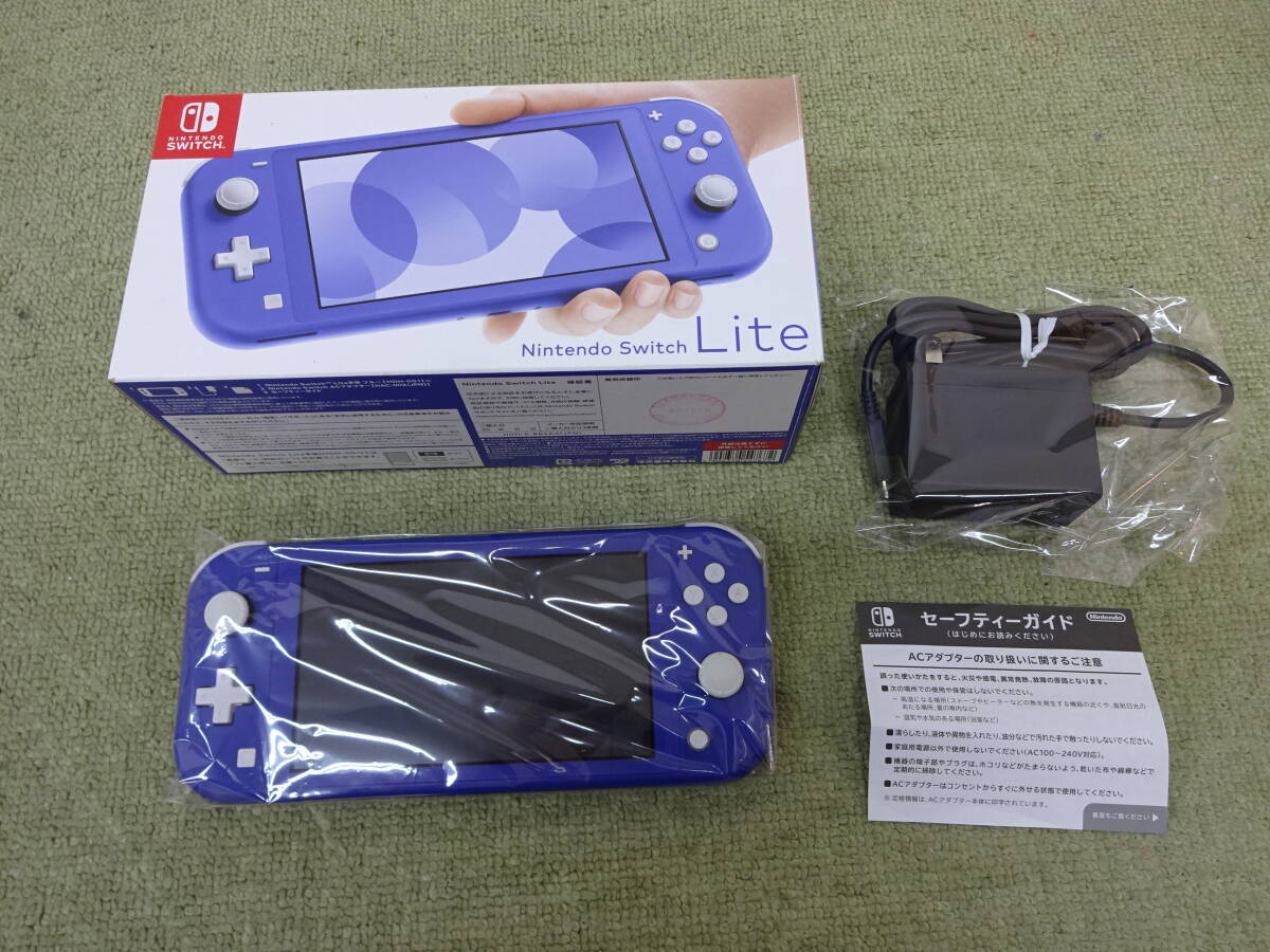 073-G51) 中古品 Nintendo switch Lite ニンテンドースイッチライト 本体 ブルー 動作OK 
