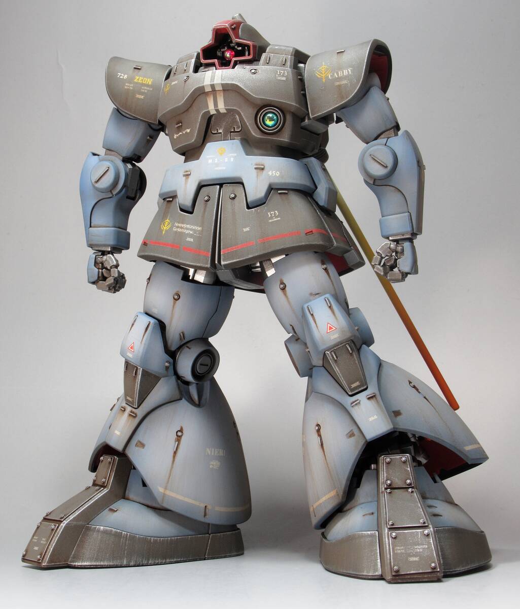 MG 1/100 MS-09R リック・ドム 戦場風 改修塗装完成品】|Yahoo MG 1/100 MS-09R リック・ドム 戦場風 改修塗装完成品】|Yahoo