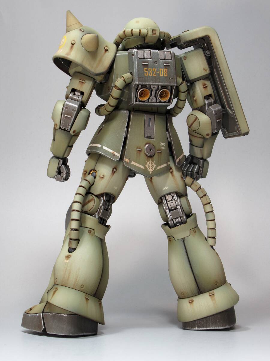 MG 1/100 MS-06J 量産型ザクⅡ 戦場風 改修塗装完成品】|Yahoo MG 1/100 MS-06J 量産型ザクⅡ 戦場風 改修塗装完成品】|Yahoo