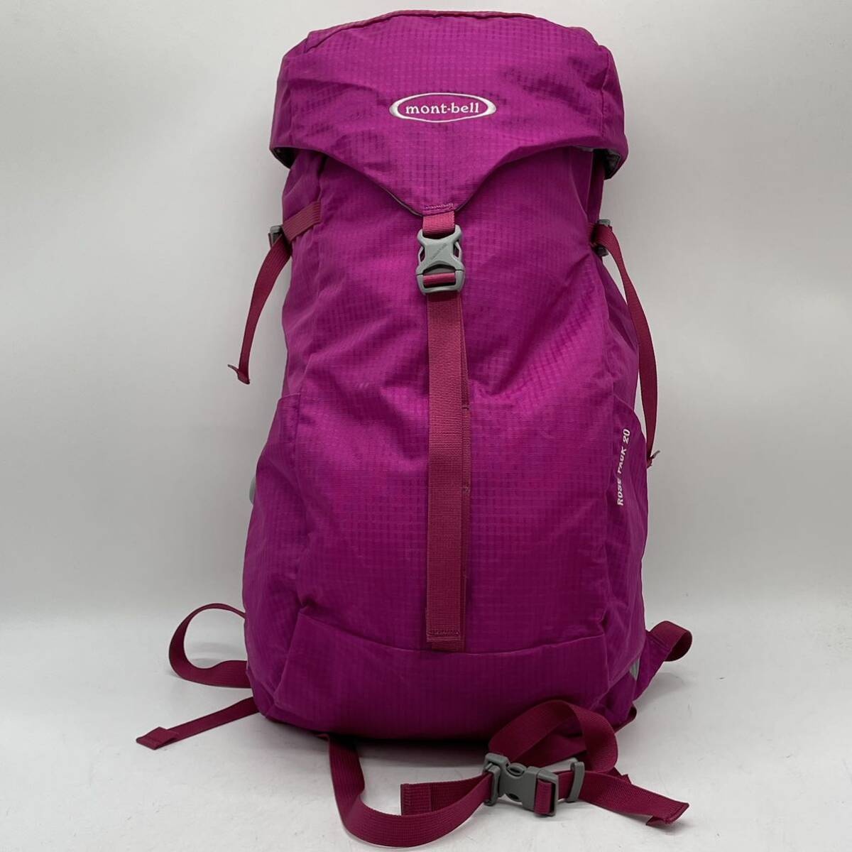 ⑩BN1513● mont-bell モンベル ROSE PACK 20 リュック登山バッグ バックパック デイバッグ ナイロン ピンク