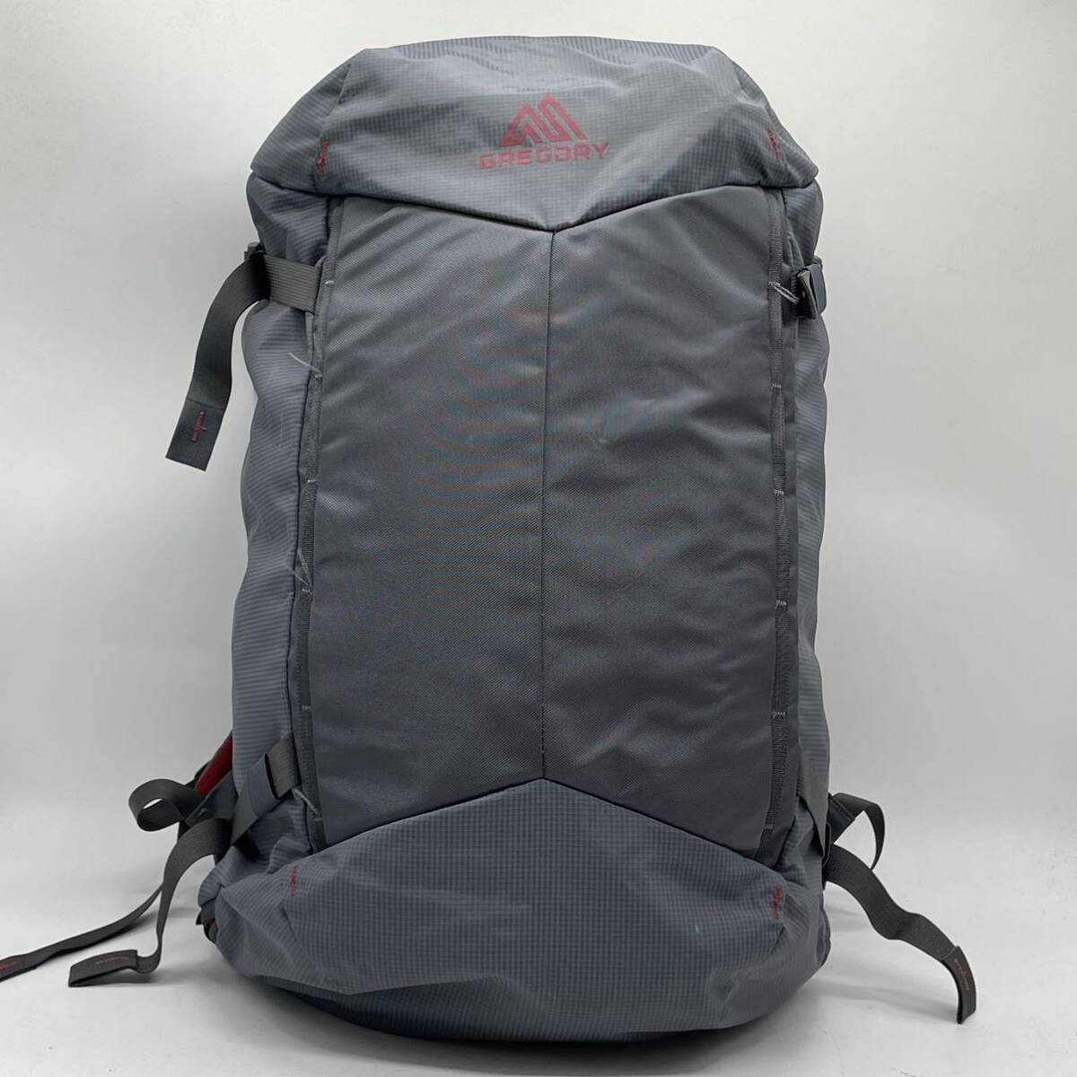 ⑫BN1756●GREGORY グレゴリー バックパック COMPASS コンパス 40 グレー系 ナイロン 