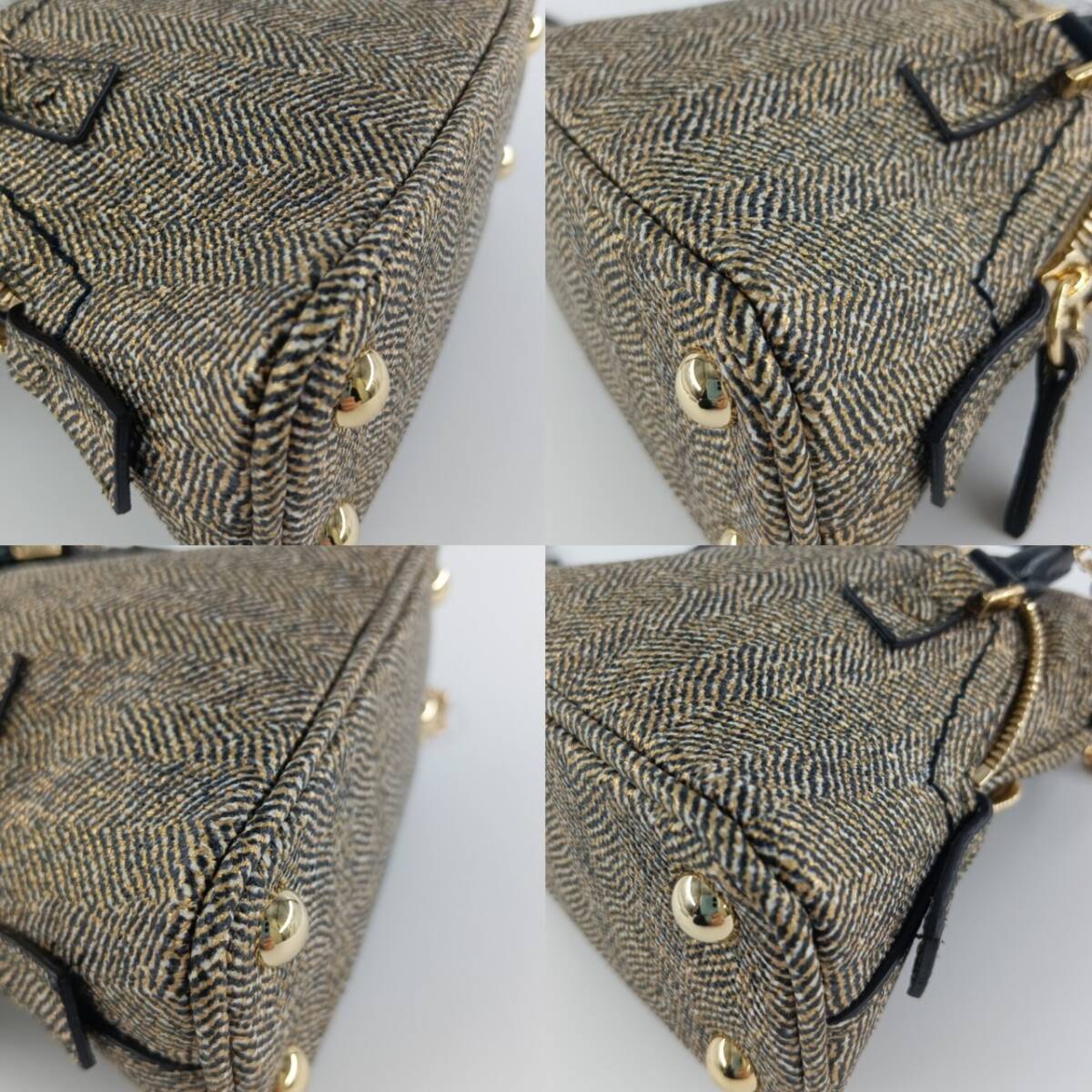 Maison Margiela　メゾンマルジェラ 5AC ベビー ファブリック 2WAY ハンドバッグ ショルダーバッグ　ゴールド_画像4