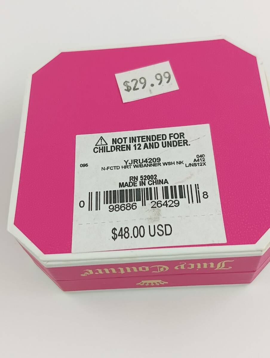 JUICY COUTURE 　ハート　ネックレス　ジューシークチュール　アクセサリー　シルバー_画像7