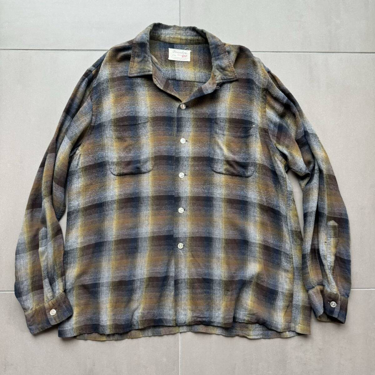60s オンブレレーヨンシャツ 60s オンブレレーヨンシャツ