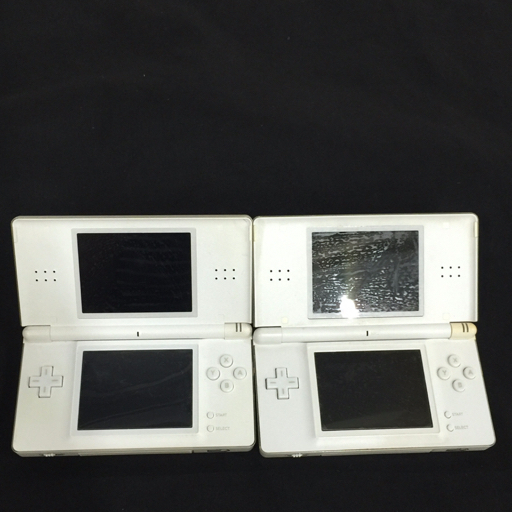 任天堂 ニンテンドーDS Lite USG-001 ホワイト 2点 セット 通電 任天堂 ニンテンドーDS Lite USG-001 ホワイト 2点 セット 通電