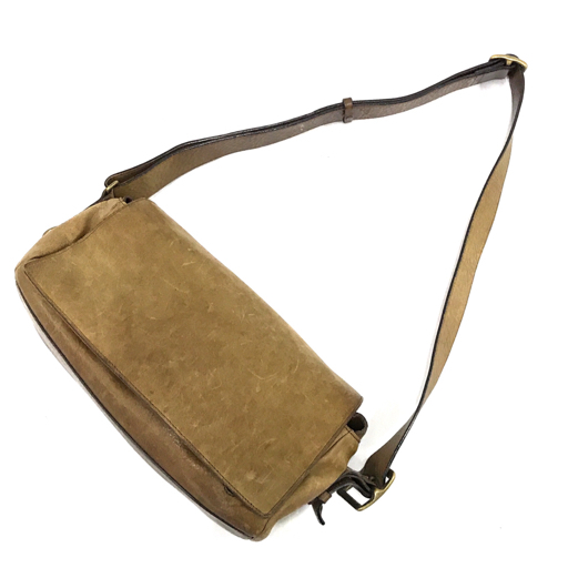 土屋鞄 ガジェットツールボックス ワンショルダーバッグ ユニセックス ブラウン系 斜め掛け ファッション小物