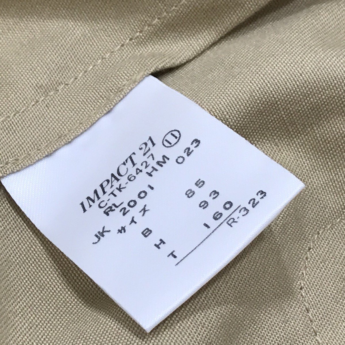 RALPH LAUREN ラルフローレン ジャケット コート 薄手 IMPACT21タグ サイズ11 ベージュ系[C8368]_画像9